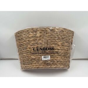 CENBOSS Rattan Christmas Tree Collar, Wicker Tree Skirt & Stand Base‎ Cover...